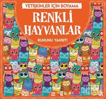 Renkli Hayvanlar - Yetişkinler İçin Boyama